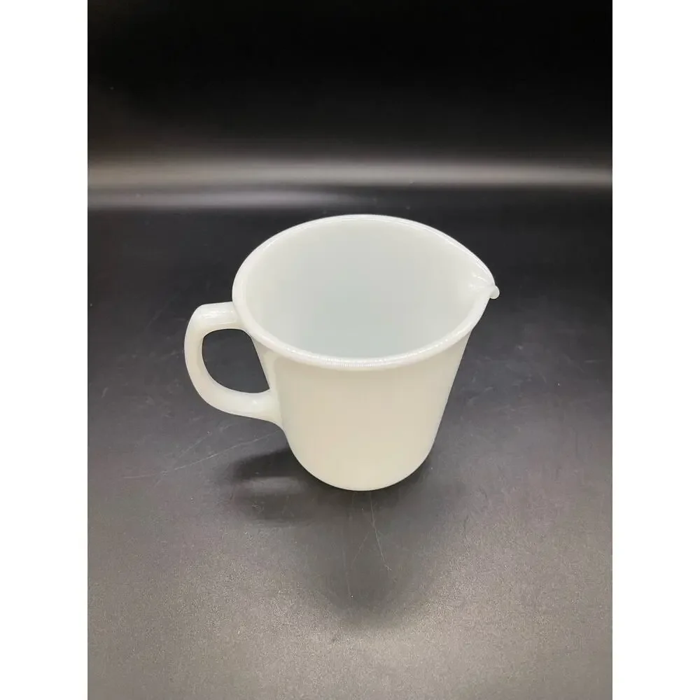 Vintage Pyrex Milk Glass Creamer 3.5